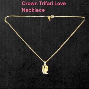 Trifari Necklace “Love” Necklace NEW WITH small key 🔑